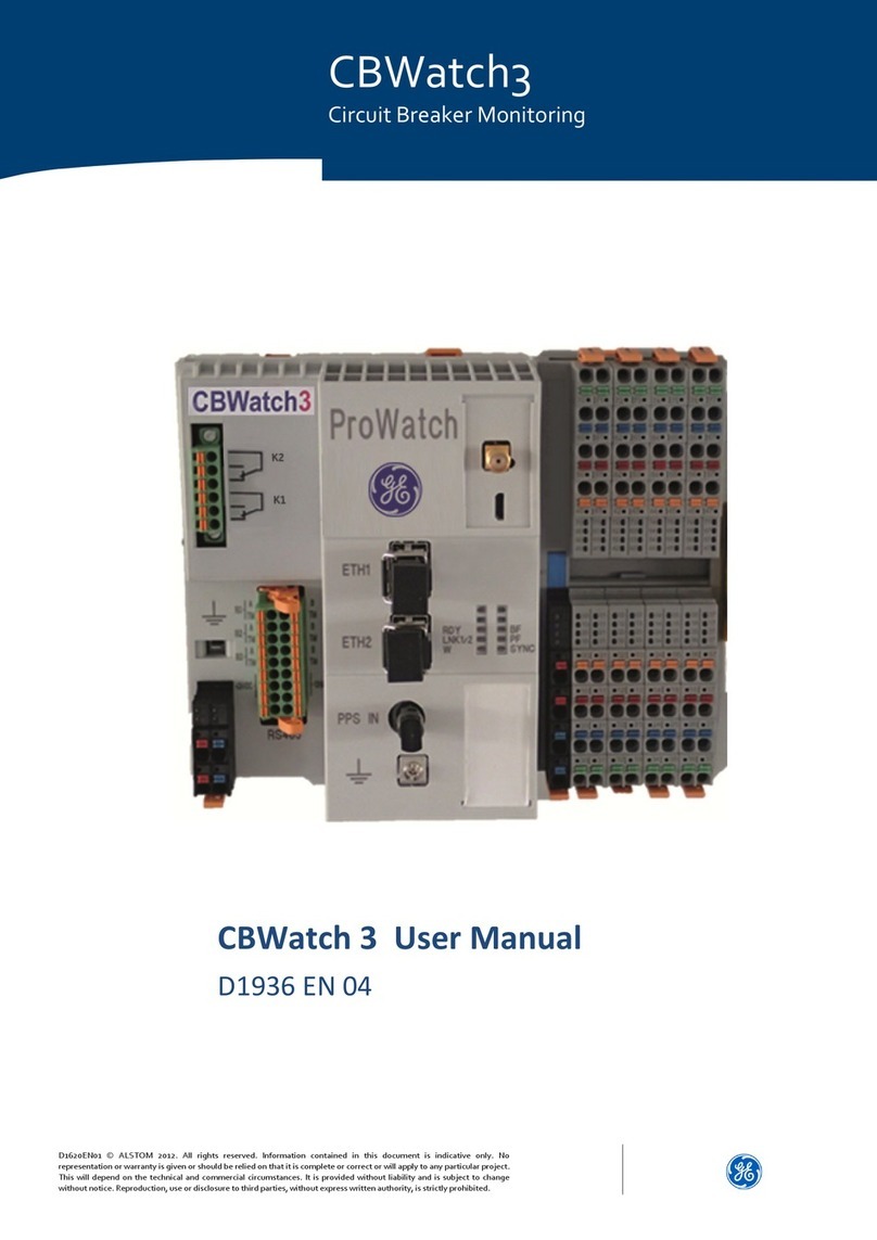 Alstom CBWatch3 user manual