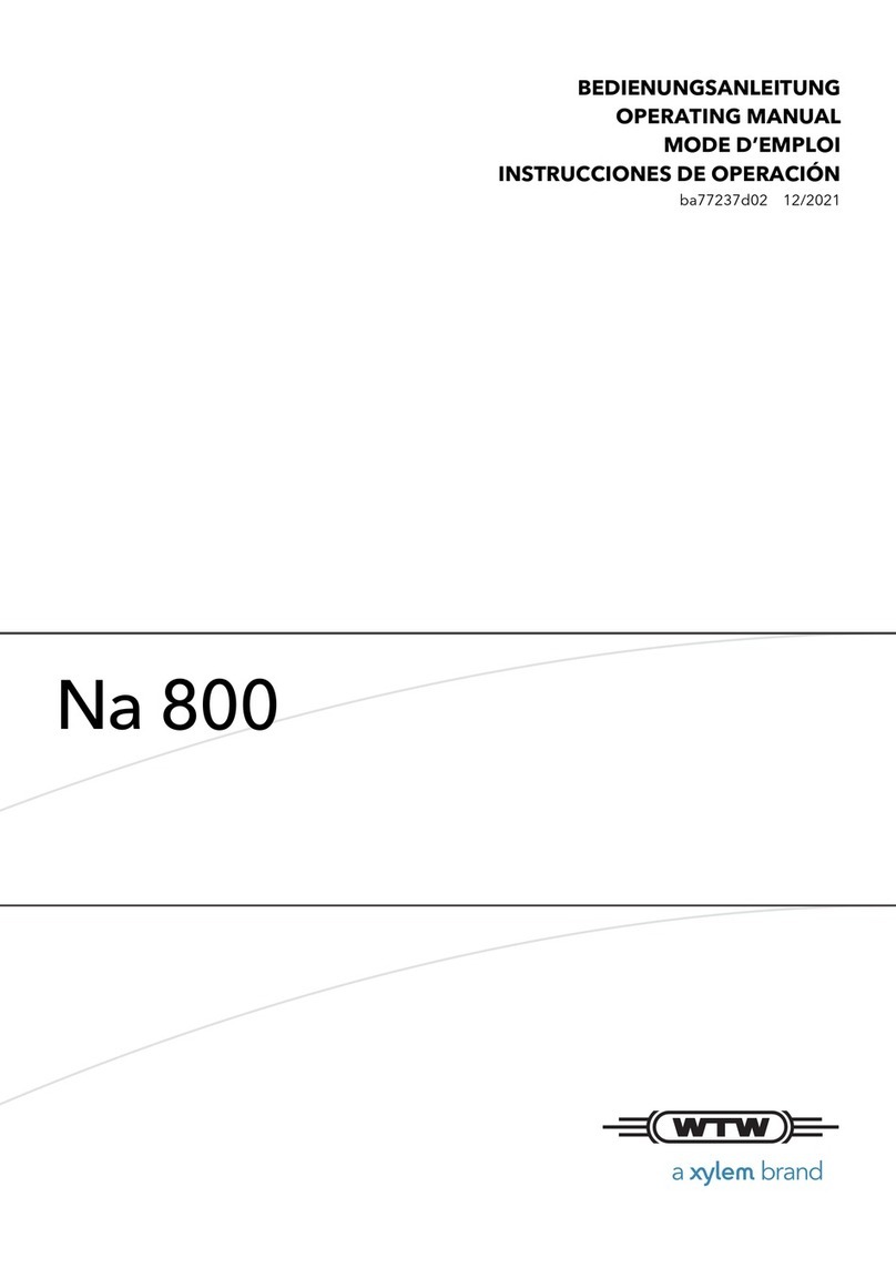 Xylem wtw Na 800 User manual