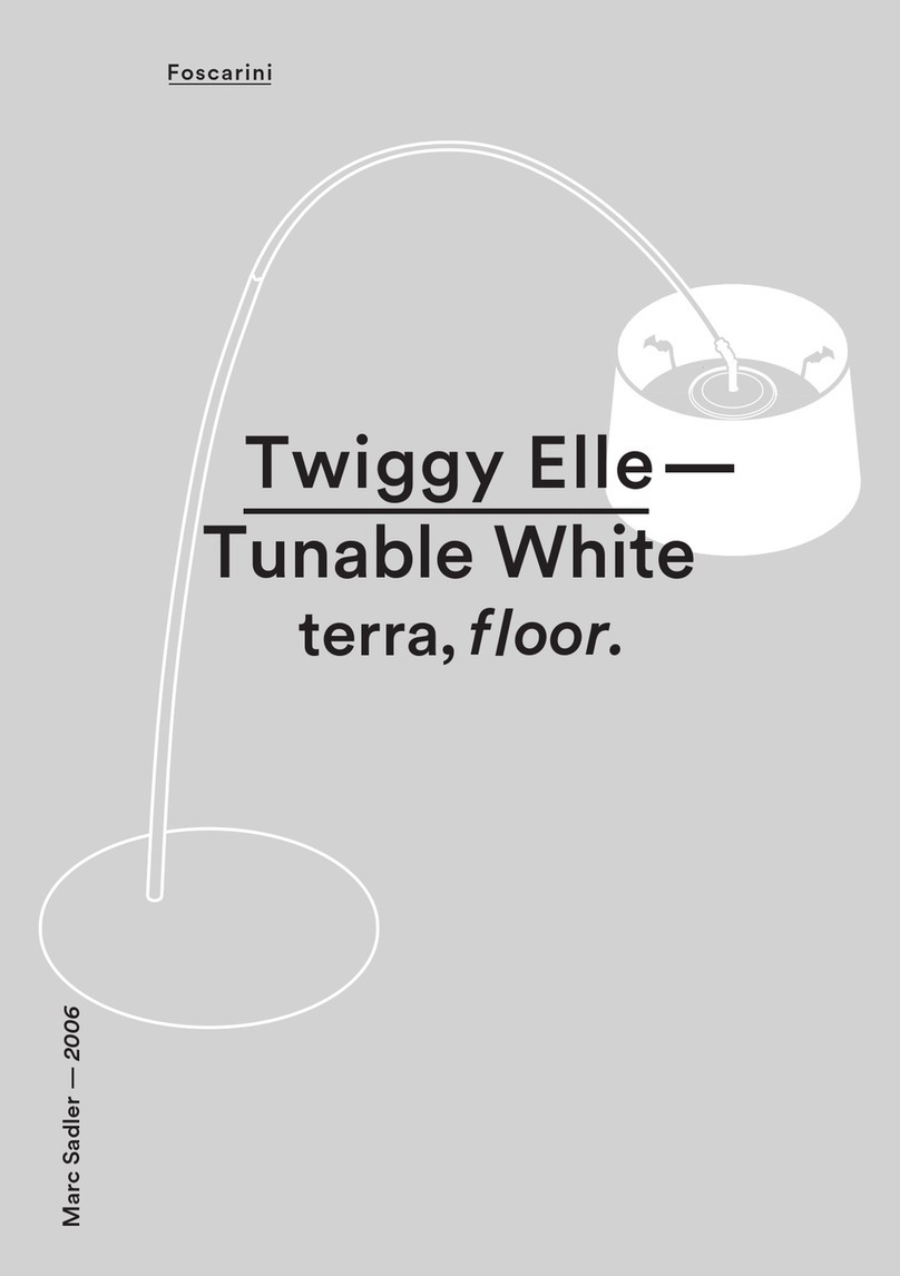 FOSCARINI Twiggy Elle Tunable White User manual
