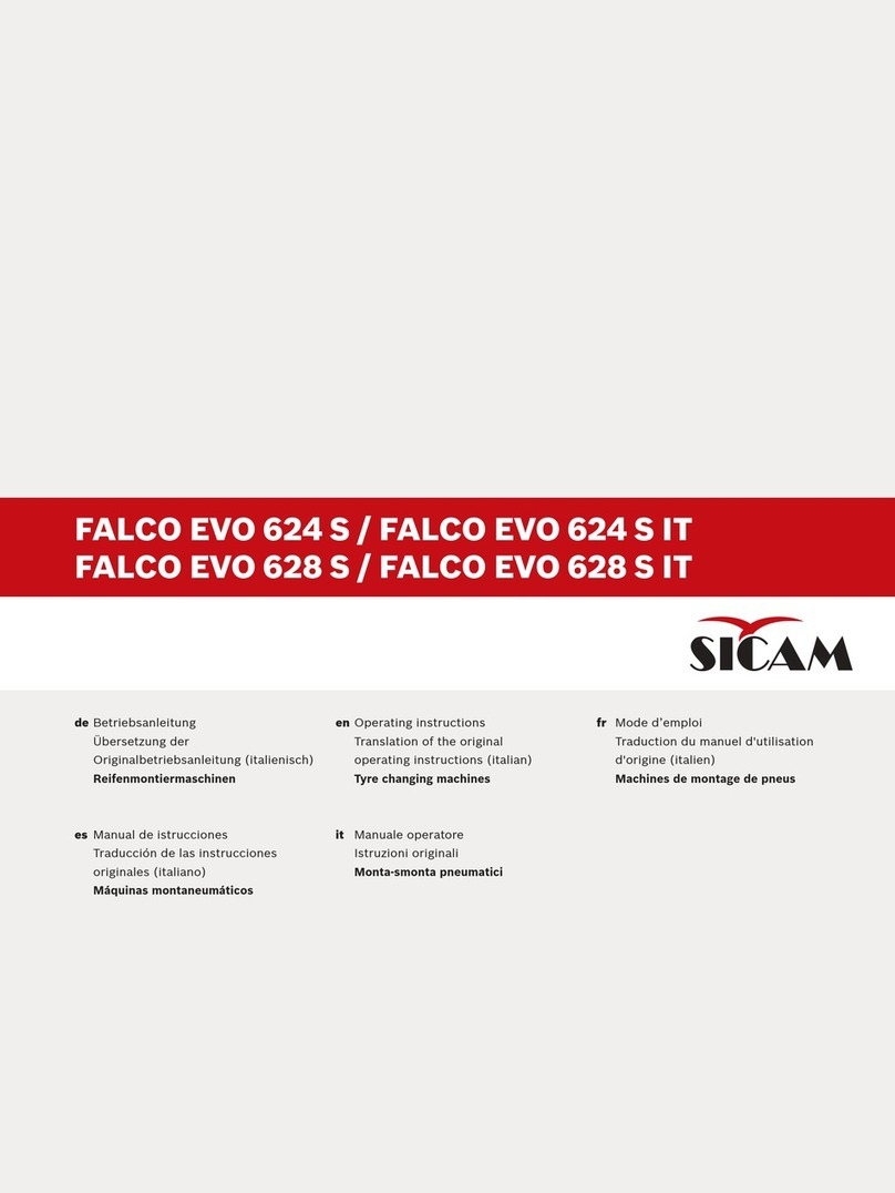 Sicam FALCO EVO 624 S operating instructions