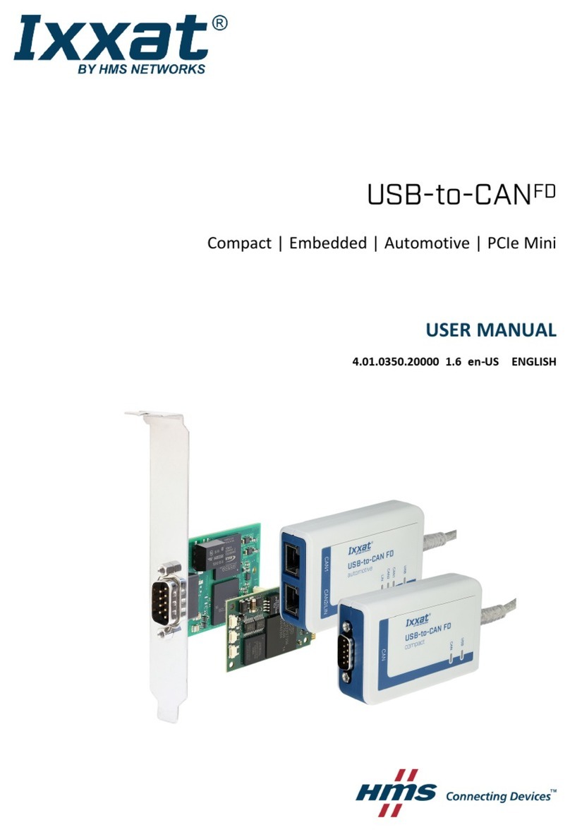 HMS Networks Ixxat USB-to-CAN FD user manual
