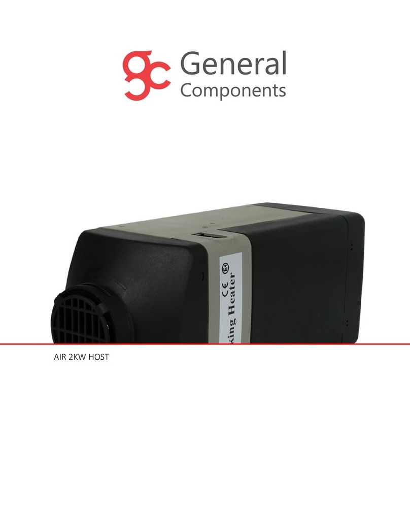 General Components AIR 2KW HOST manual