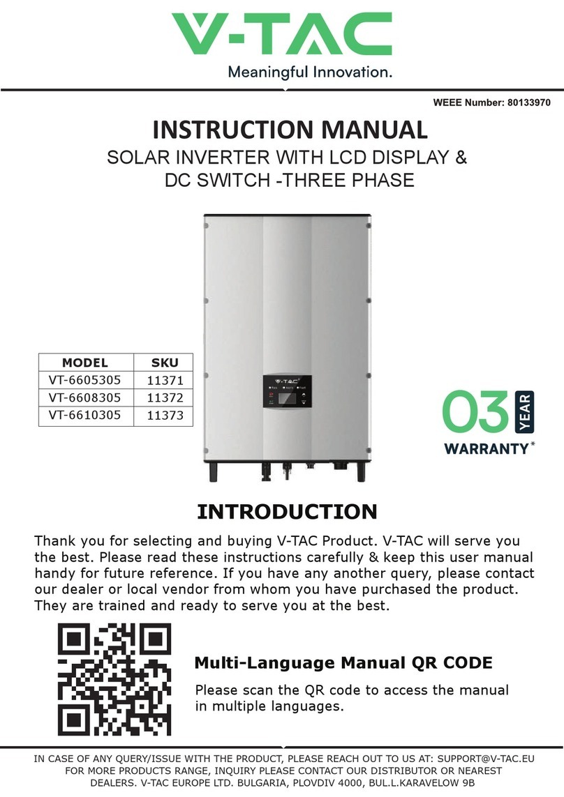 V-TAC VT-6605305 instruction manual
