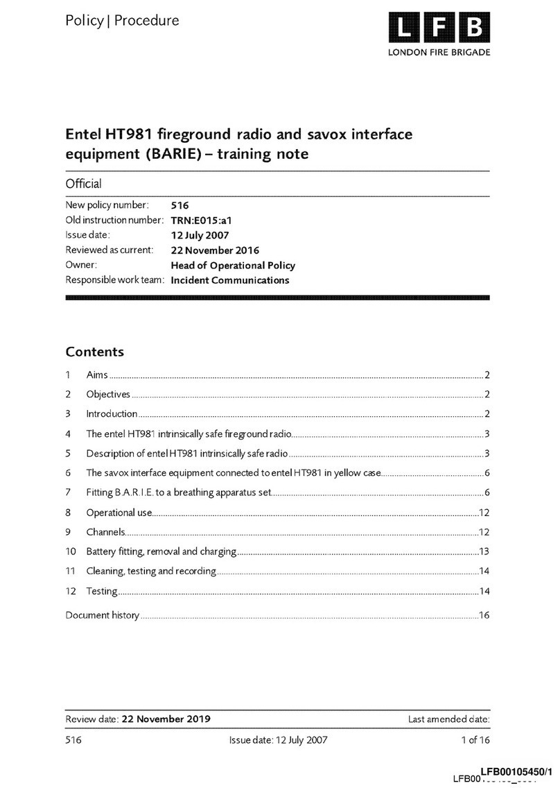 Entel HT981 Installation guide