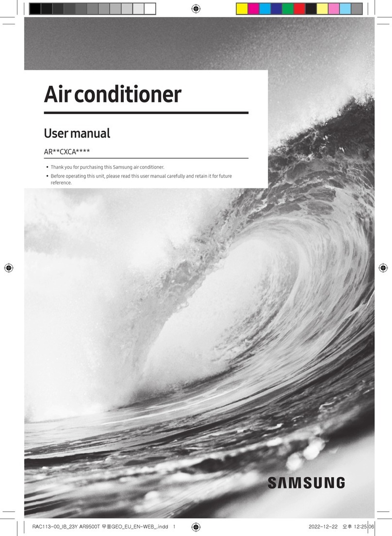 Samsung AR CXCA Series User manual