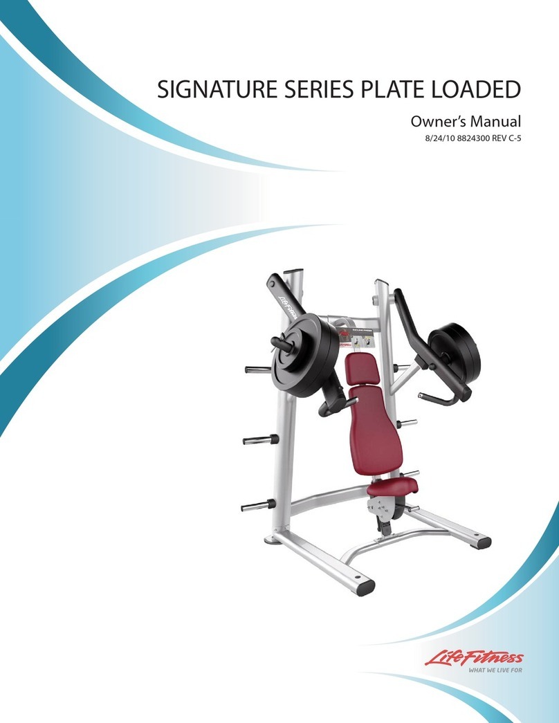 Life Fitness SIGNATURE Series owner's manual