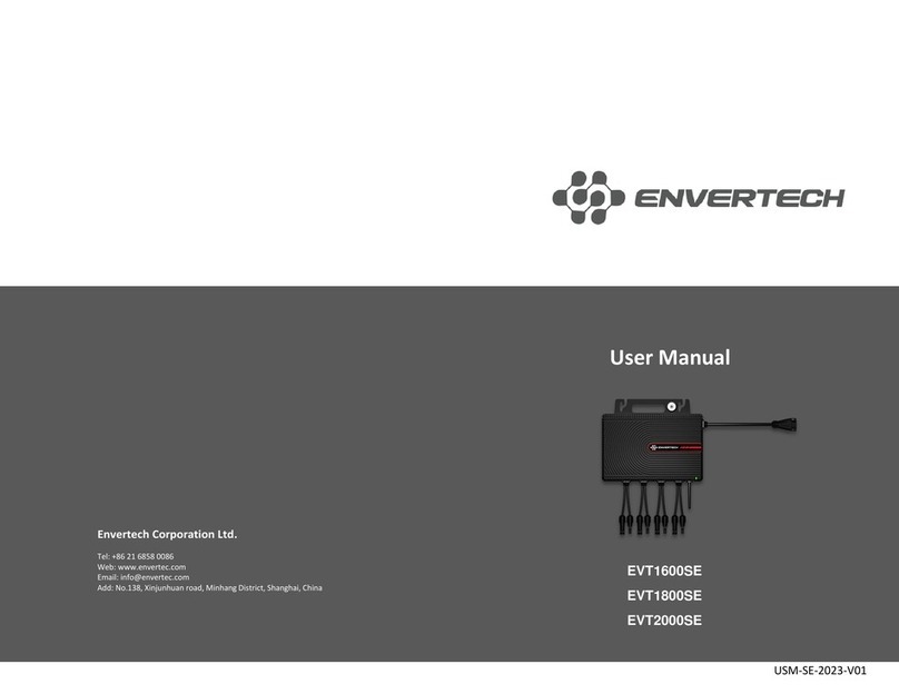 Envertech EVT1600SE user manual