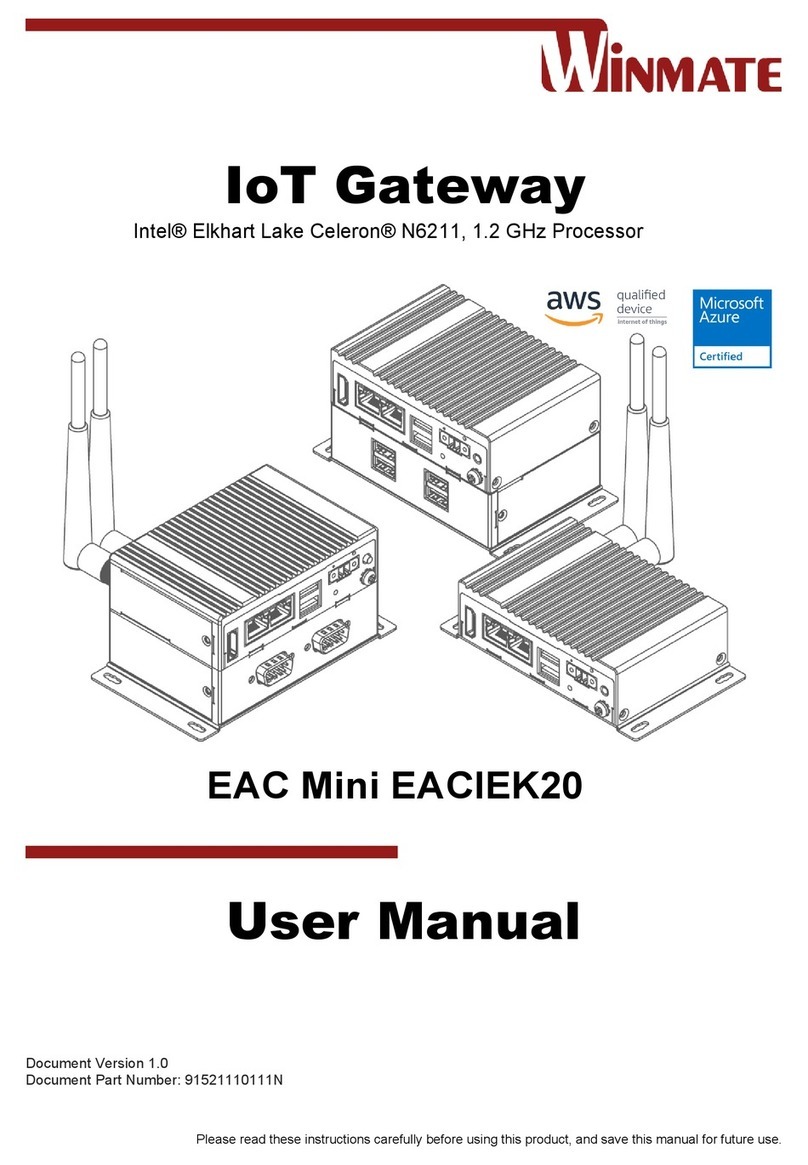 Winmate EAC Mini EACIEK20 User manual