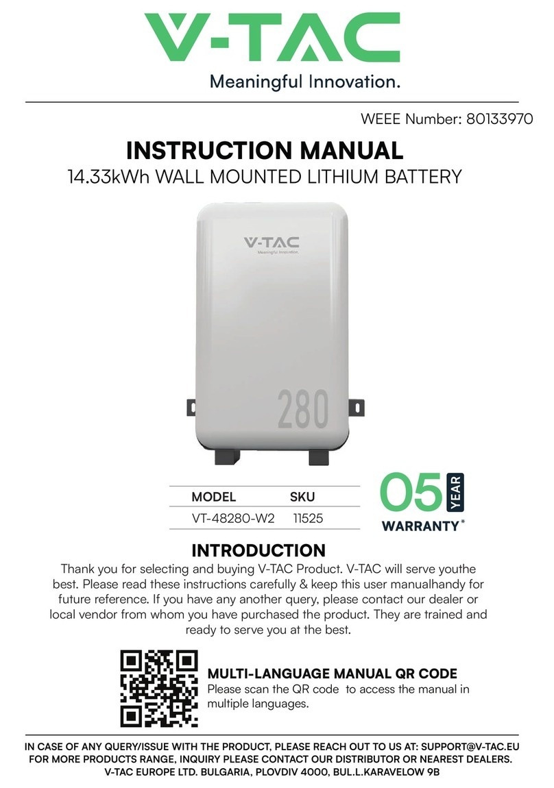 V-TAC VT-48280-W2 instruction manual