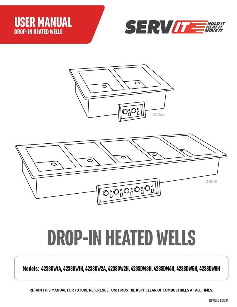 SERVIT 423SDW1A user manual