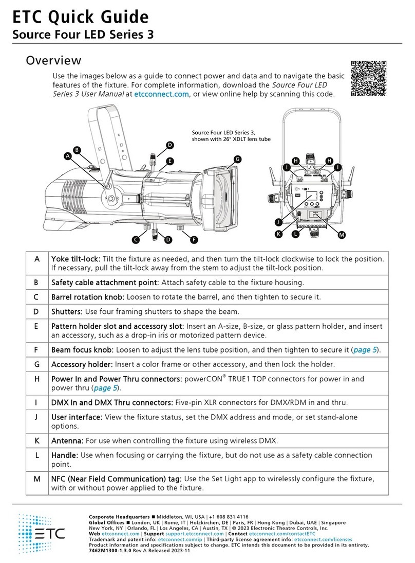 ETC 3 Series User manual
