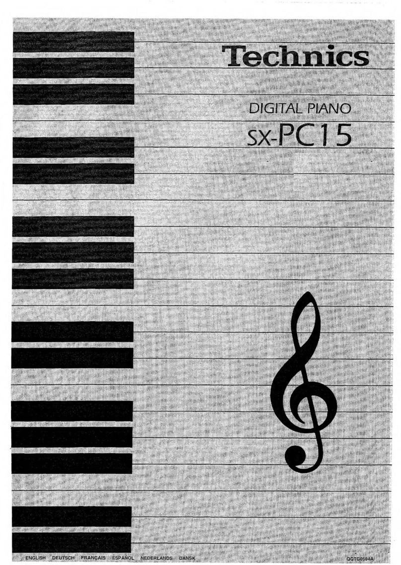 Technics SX-PC15 User manual