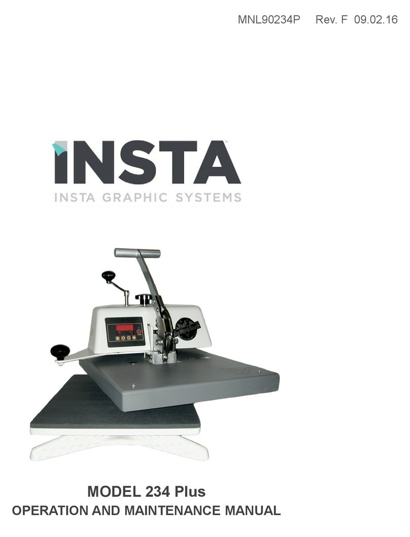 Insta 234 Plus Operation and maintenance manual