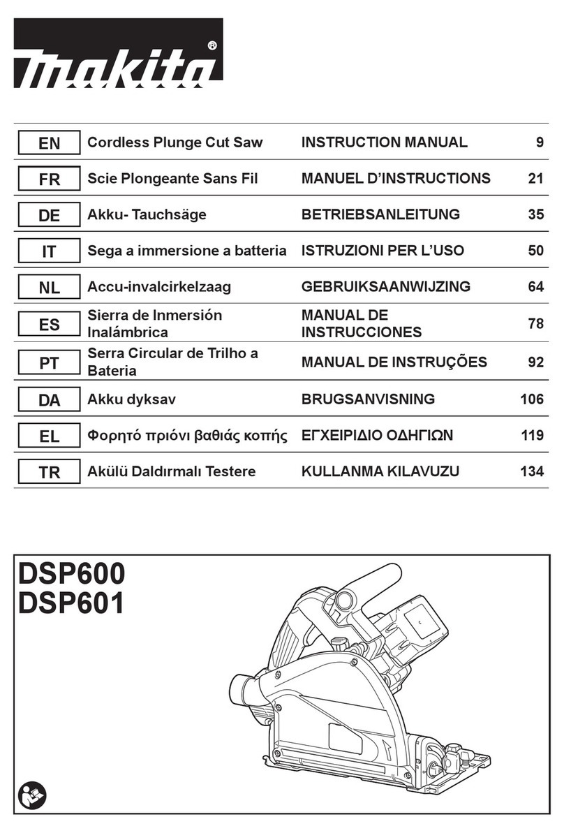 Makita DSP601ZJU2 User manual