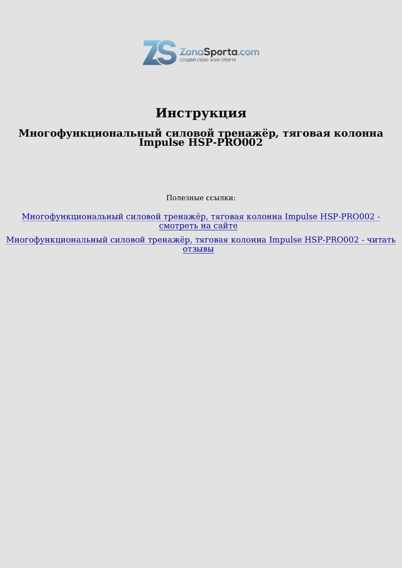 Impulse HSP-PRO002 User manual