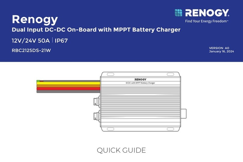 Renogy RBC2125DS-21W quick guide