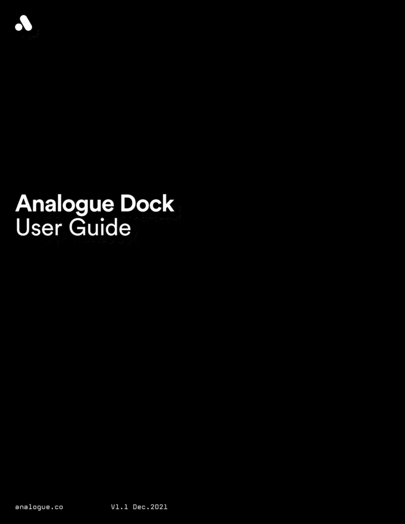Analogue Dock quick start guide