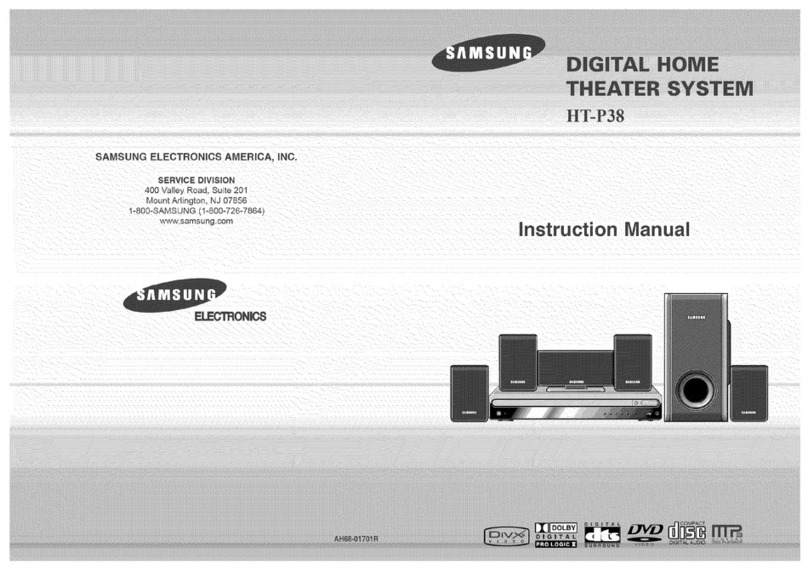 Samsung HT-P38 User manual