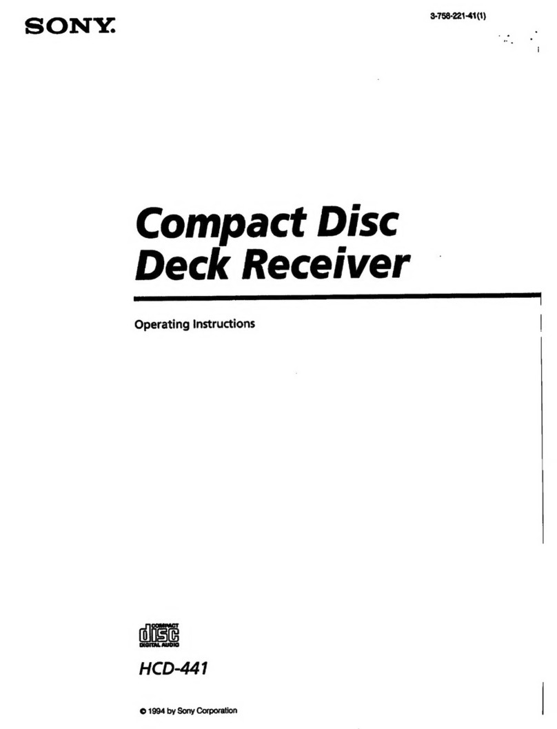 Sony HCD-441 User manual