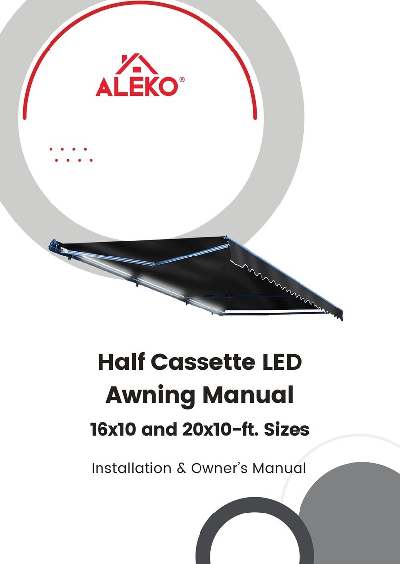 Aleko 16x10 Installation & owner's manual