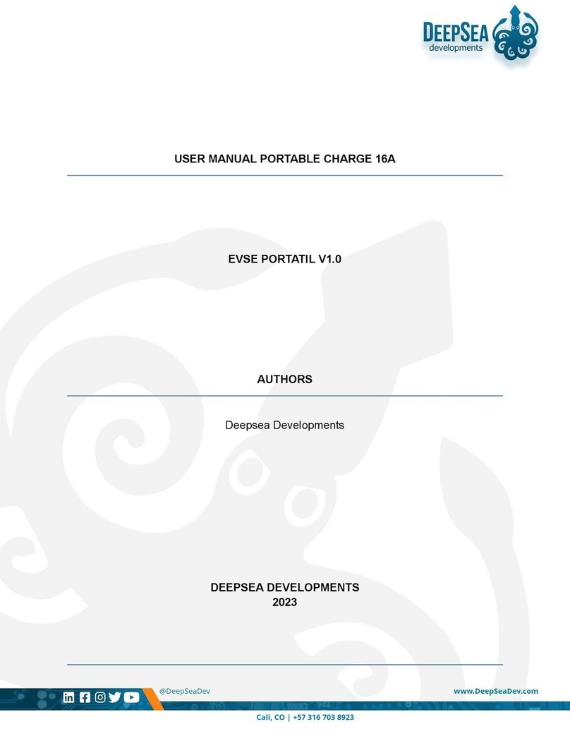 DEEPSEA developments EVSE PORTATIL V1.0 user manual