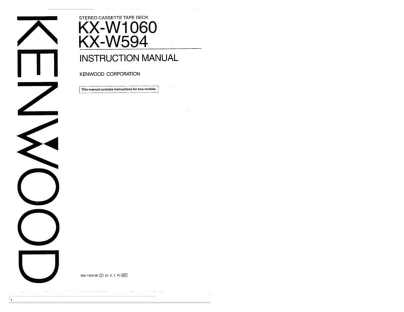 Kenwood KX-W1060 User manual
