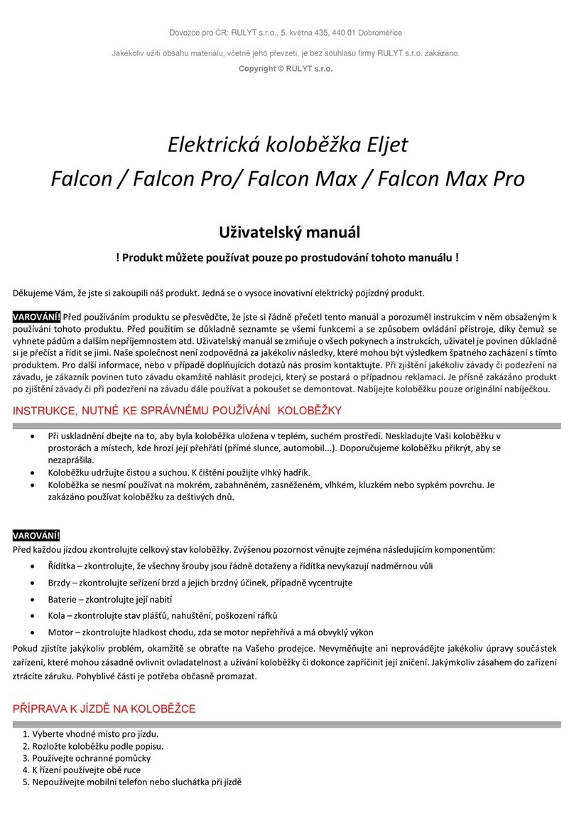 RULYT Eljet Falcon User manual
