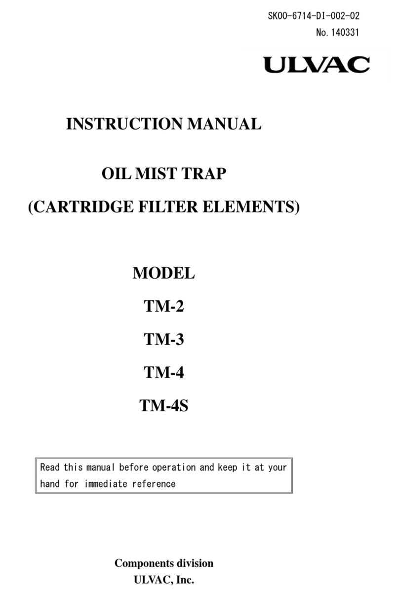 Ulvac TM-2 instruction manual