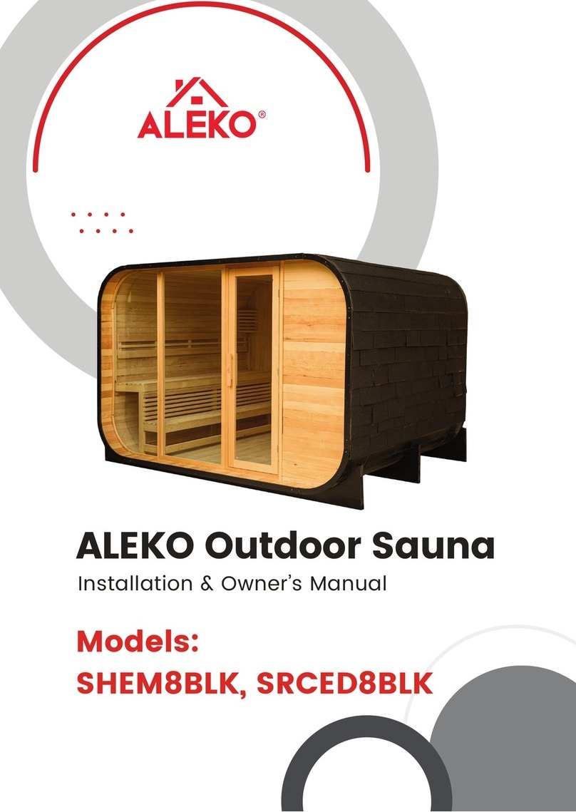 Aleko SHEM8BLK Operating instructions