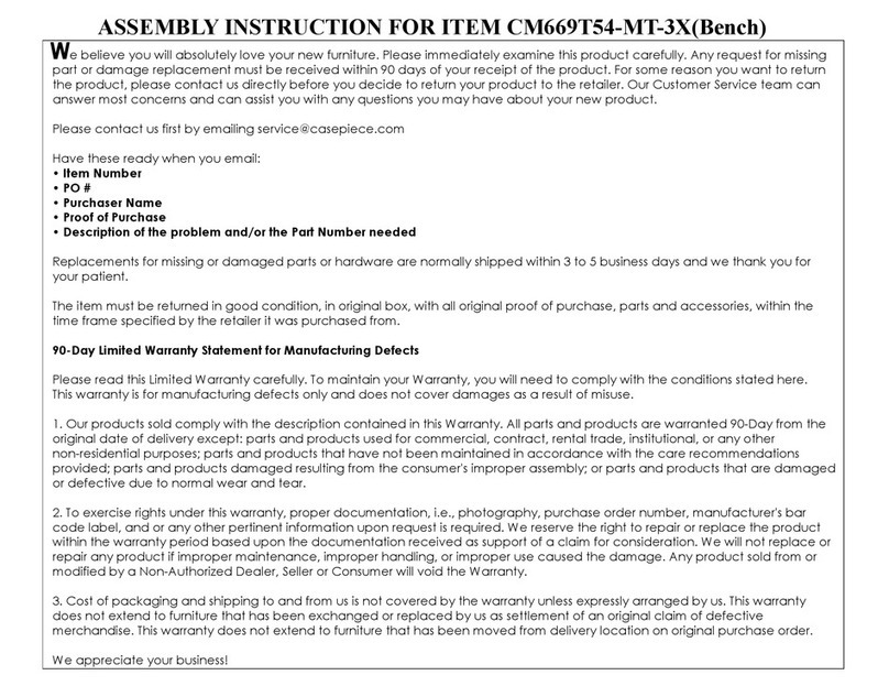 BED BATH & Beyond CM669T54-MT-3X User manual BED BATH & Beyond CM669T54-MT-3X User manual