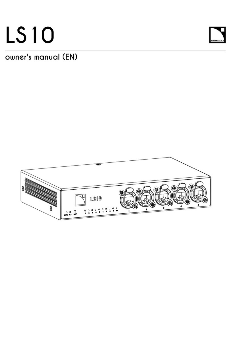 L-Acoustics LS10 owner's manual