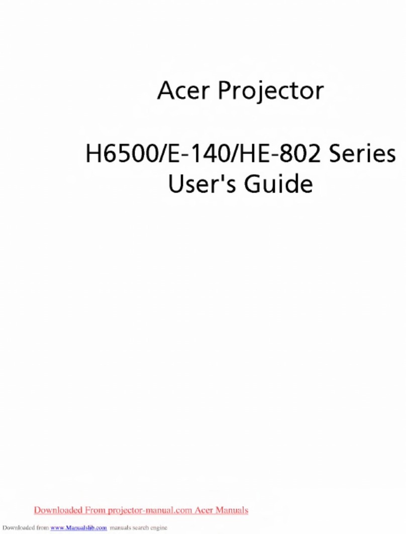 Acer H6500/E-140/HE-802 Series user guide