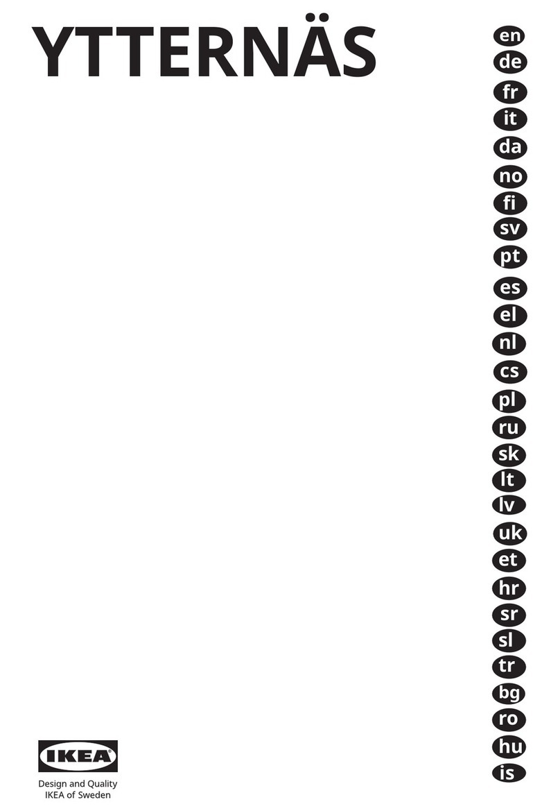 IKEA YTTERNAS User manual