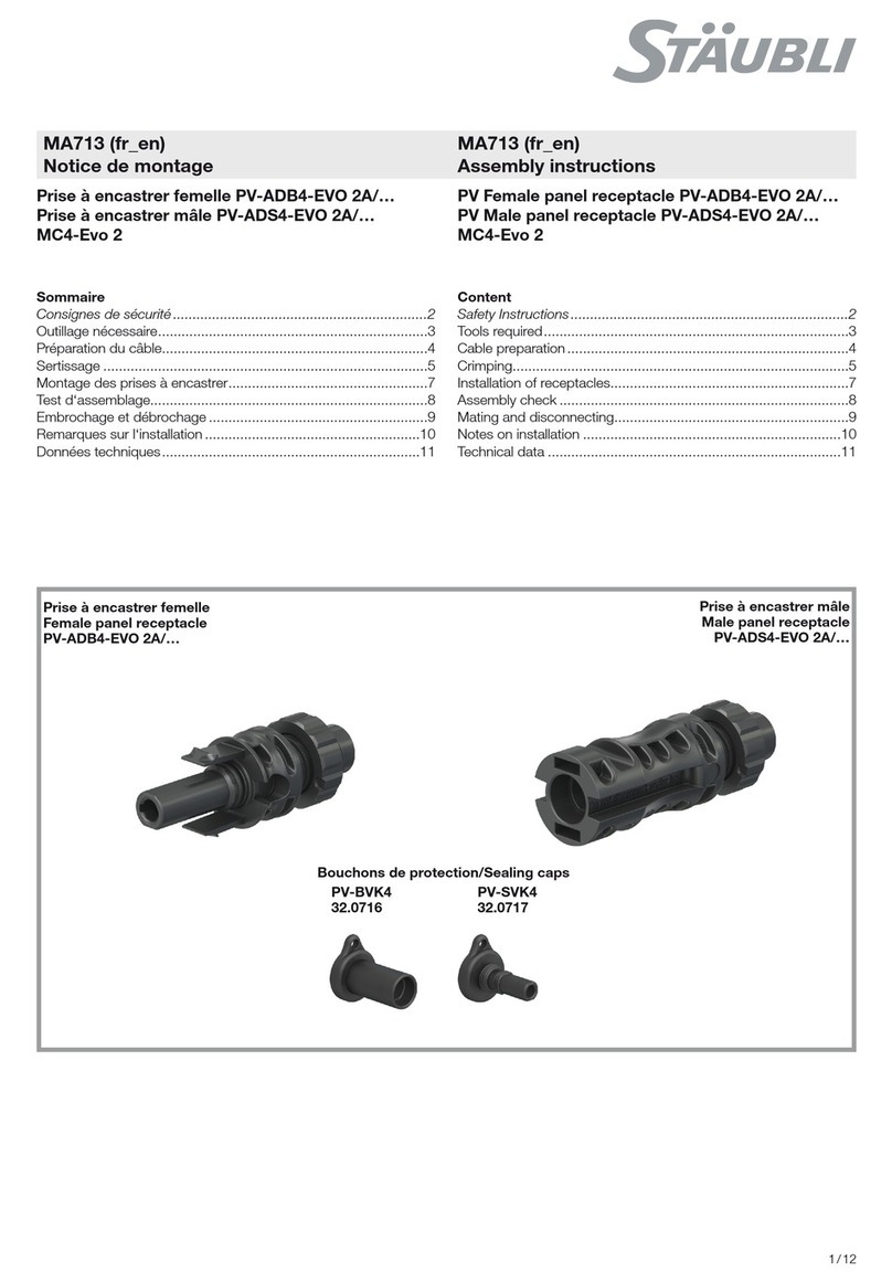 Staubli MC4-Evo 2 User manual