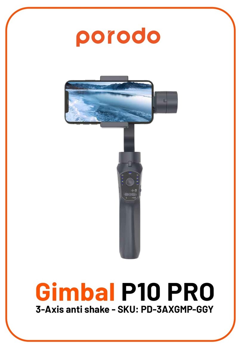 PORODO Gimbal P10 PRO manual