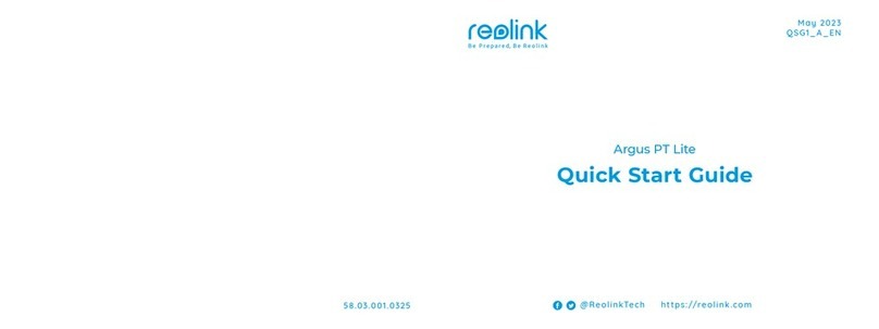 Reolink Argus PT Lite User manual