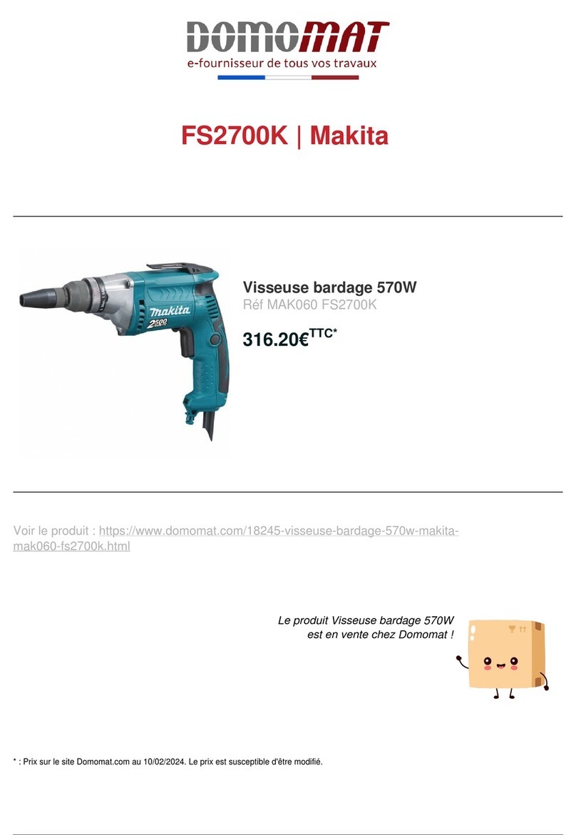 Makita MAK060 instruction manual