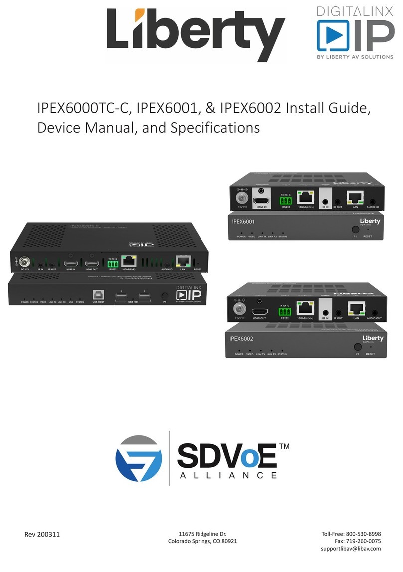 Liberty IPEX6000TC-C installation guide