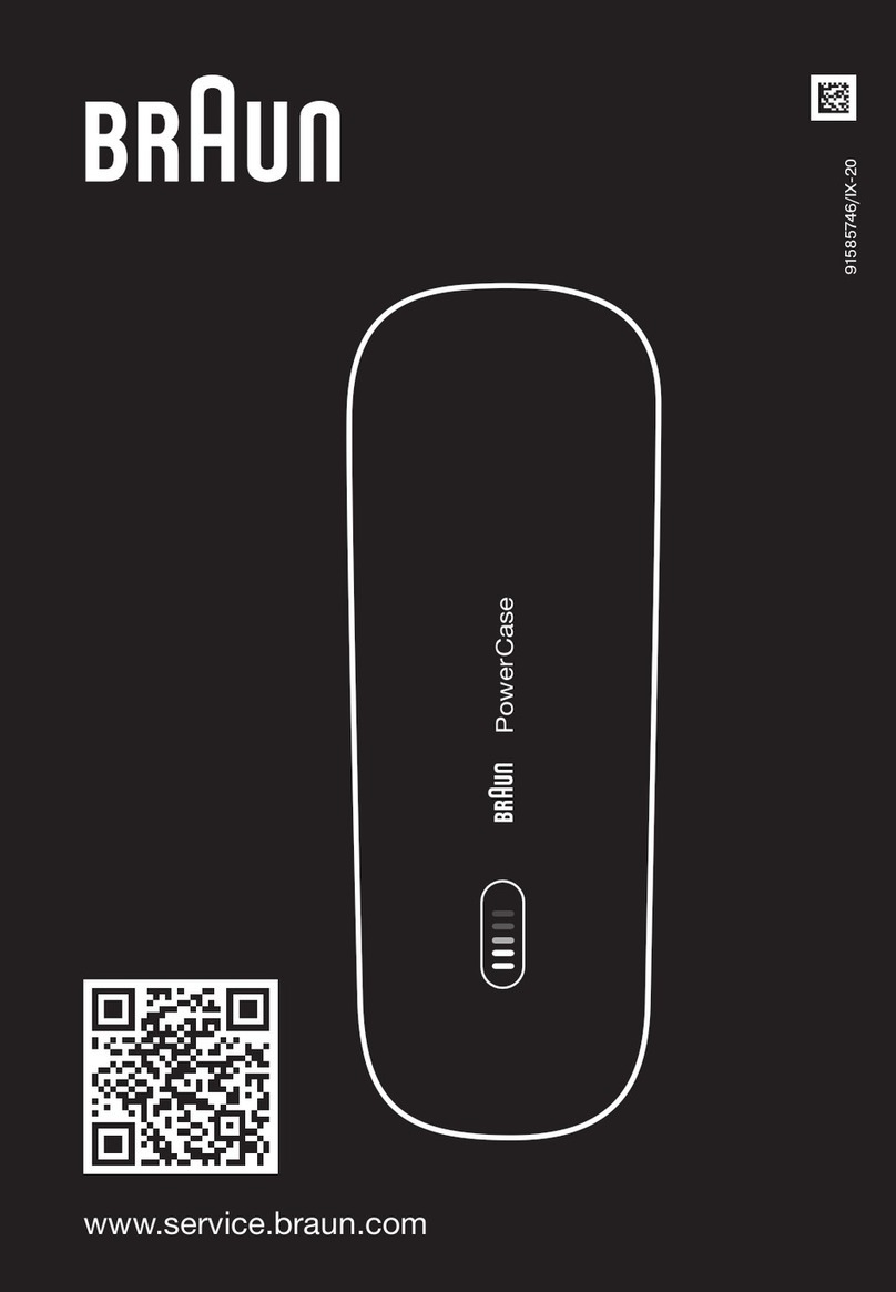Braun 5796 User manual