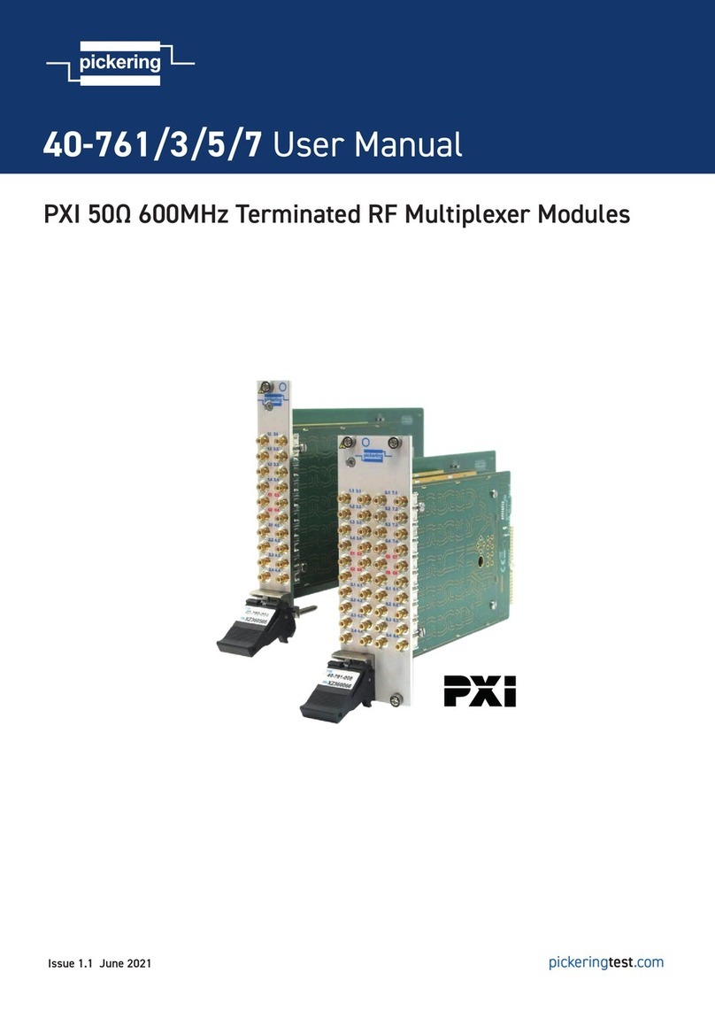 Pickering 40-761 Series user manual