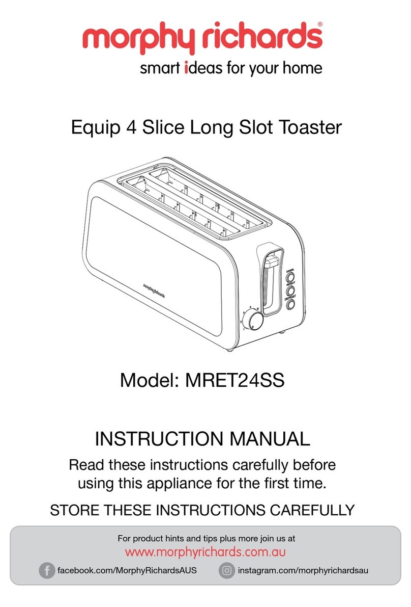 Morphy Richards Equip MRET24SS instruction manual Morphy Richards Equip MRET24SS instruction manual