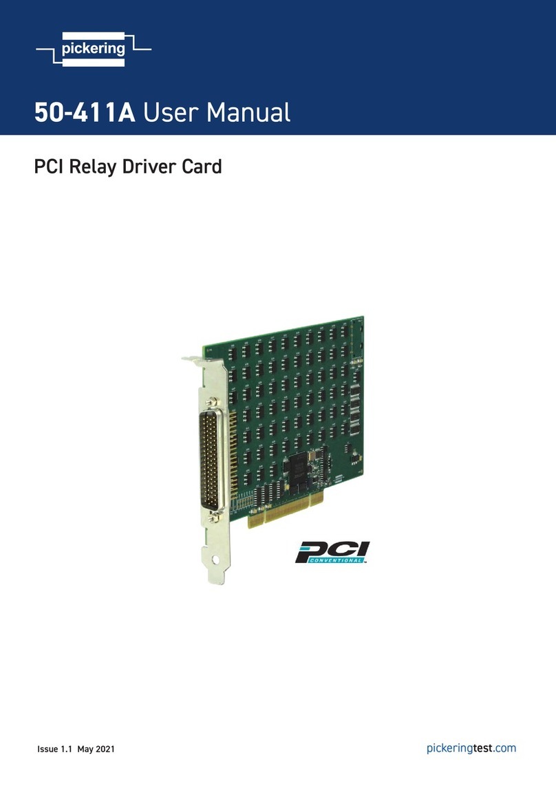 Pickering 50-411A user manual