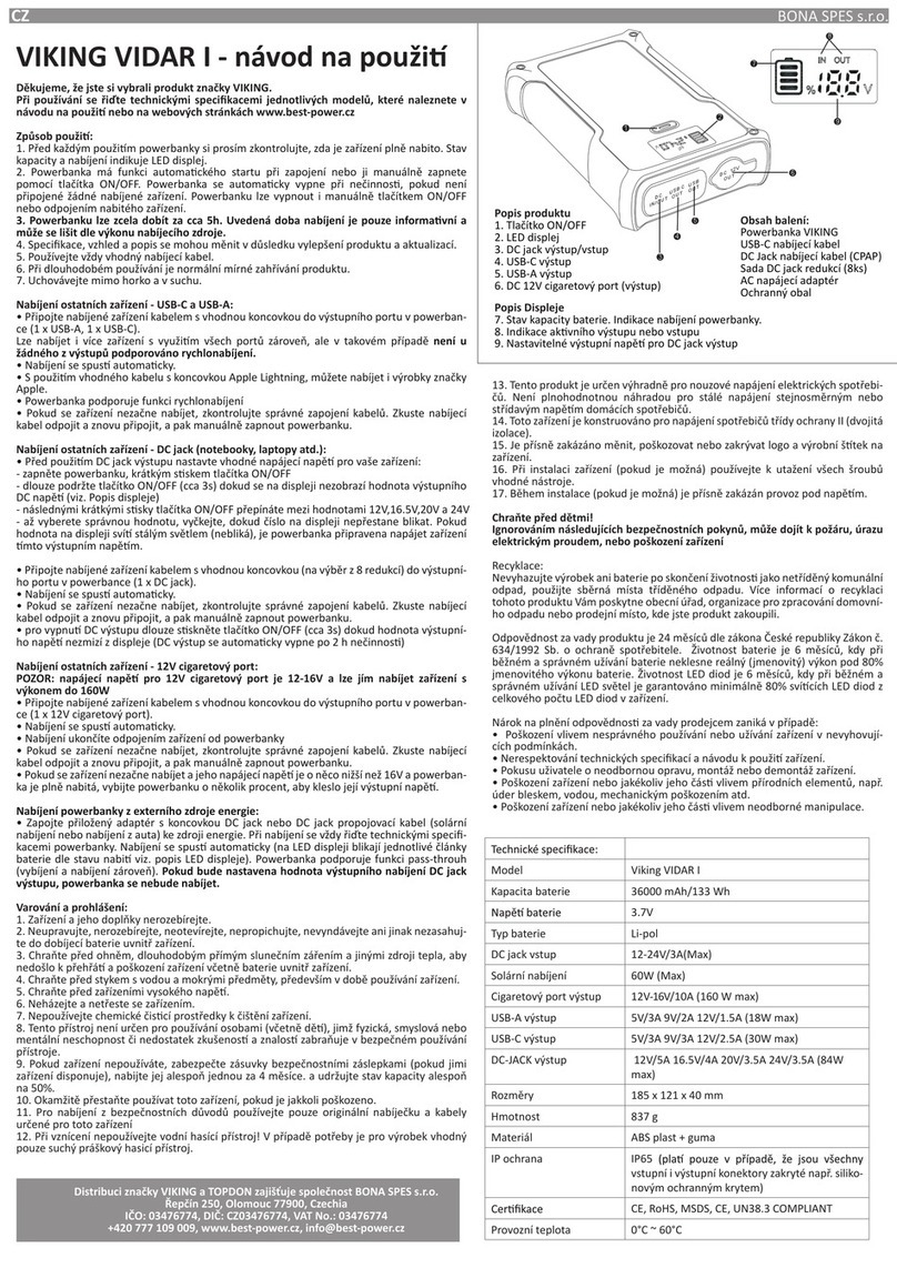 Viking VIDAR I user manual