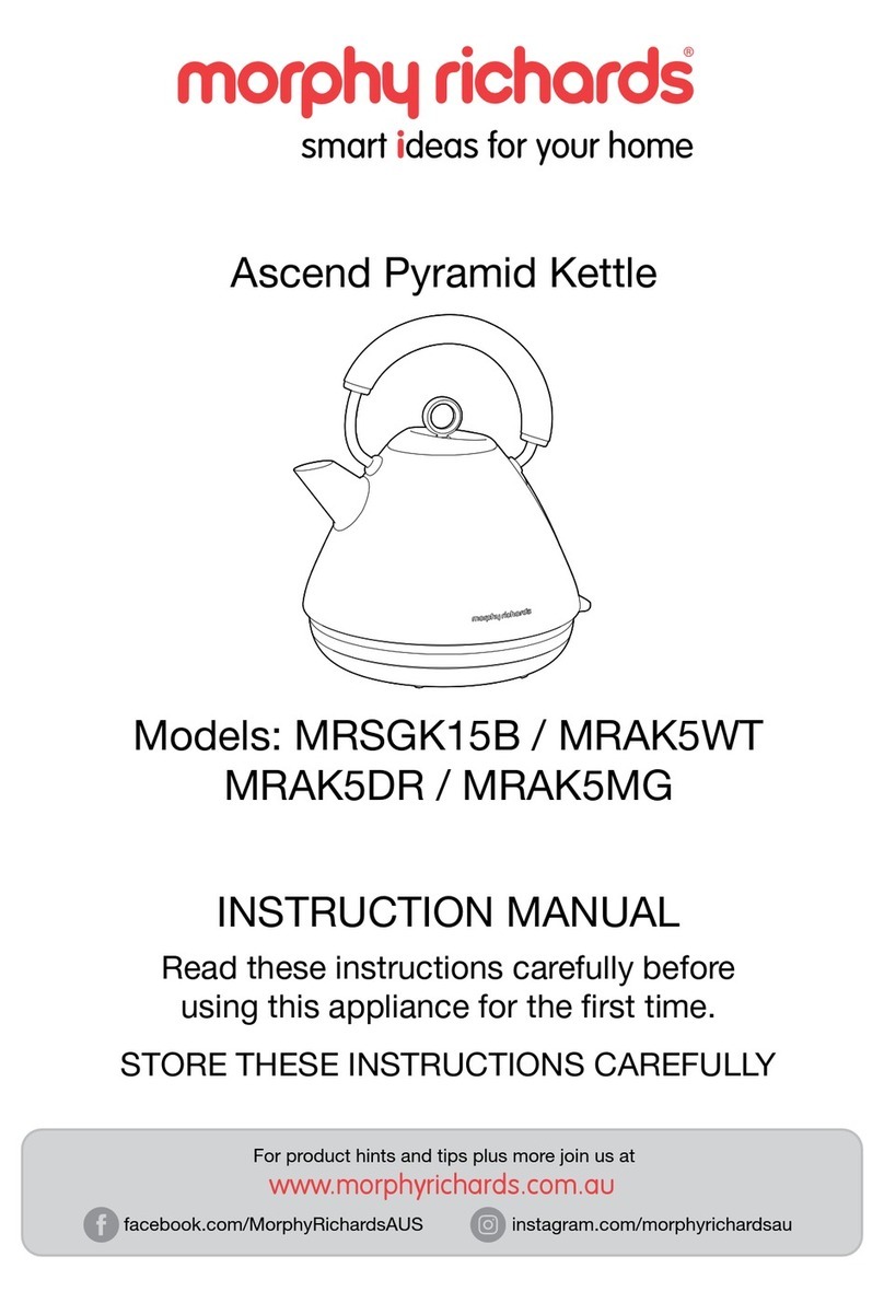 Morphy Richards Ascend MRAK5WT User manual