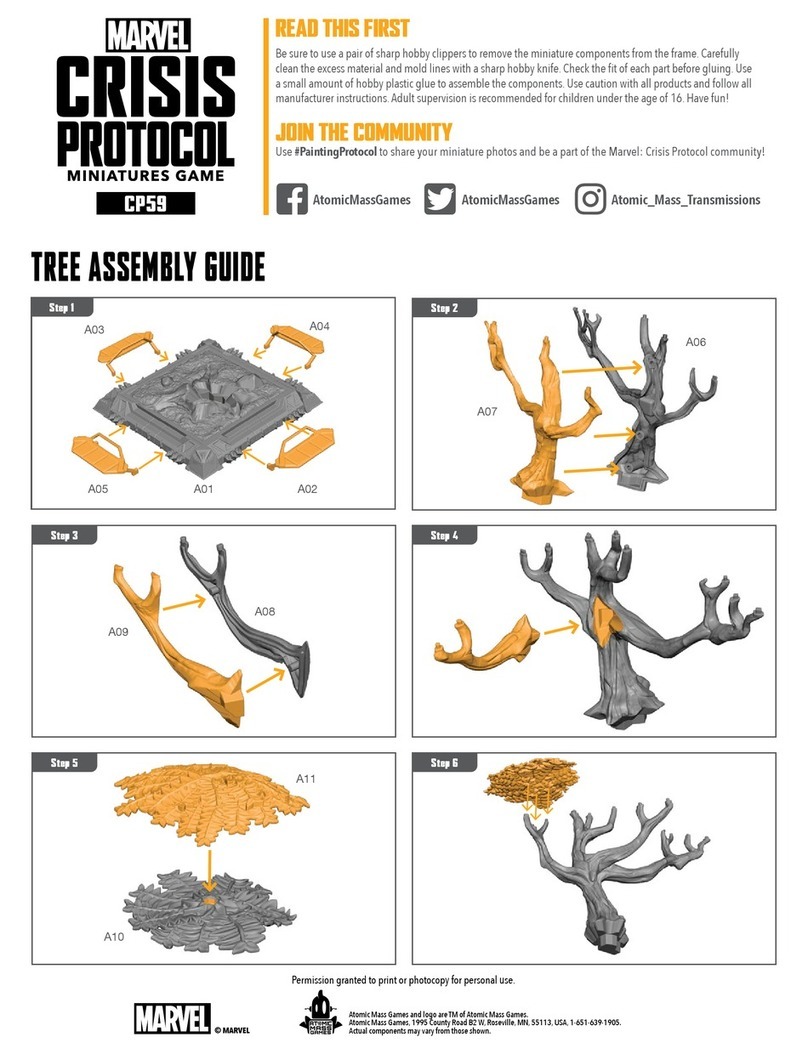 Marvel CRISIS PROTOCOL MINIATURES GAME CP59 Assembly guide