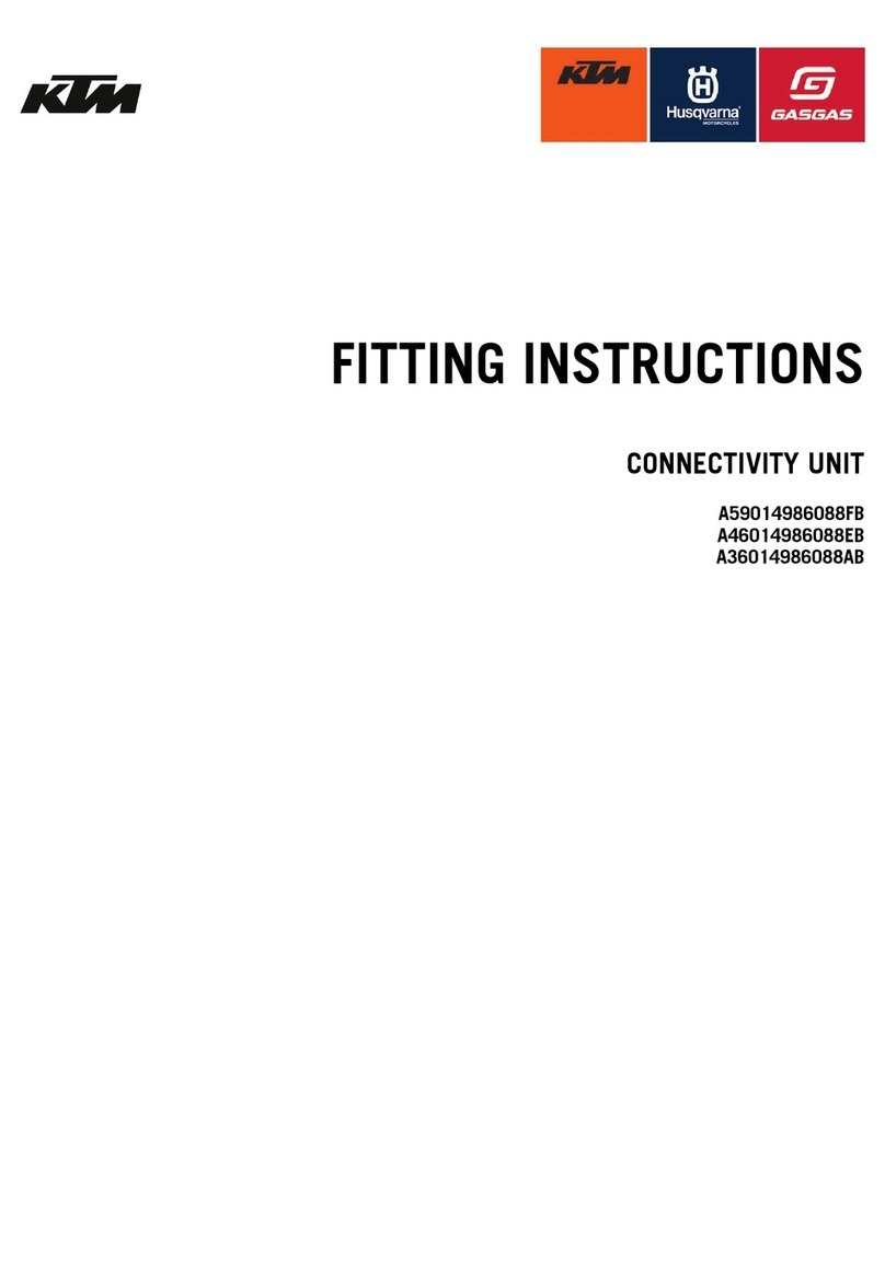 KTM A59014986088FB Fitting instructions