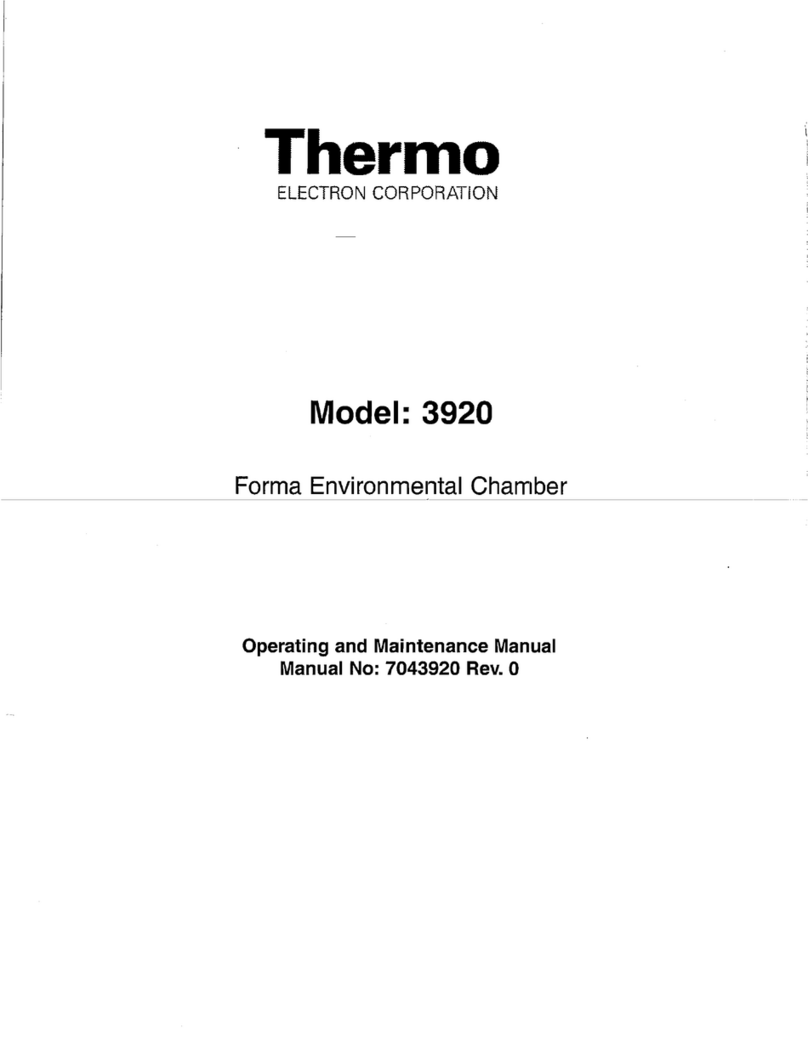 Electron Thermo 3920 Operating and maintenance manual