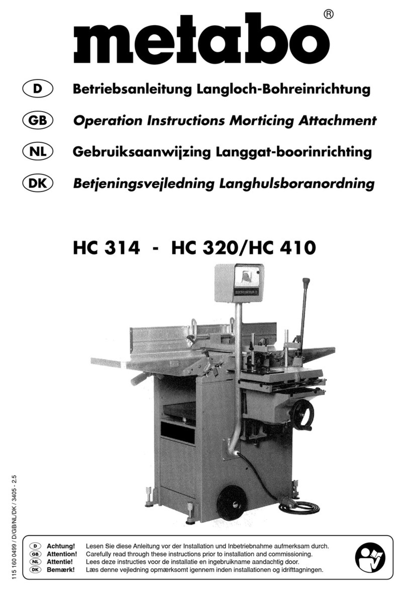 Metabo HC 314 Operation instructions