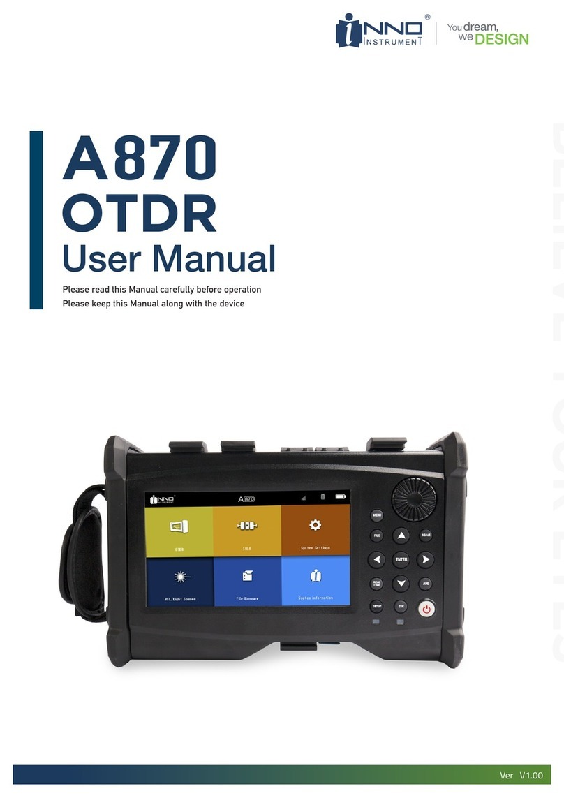 INNO A870 OTDR user manual