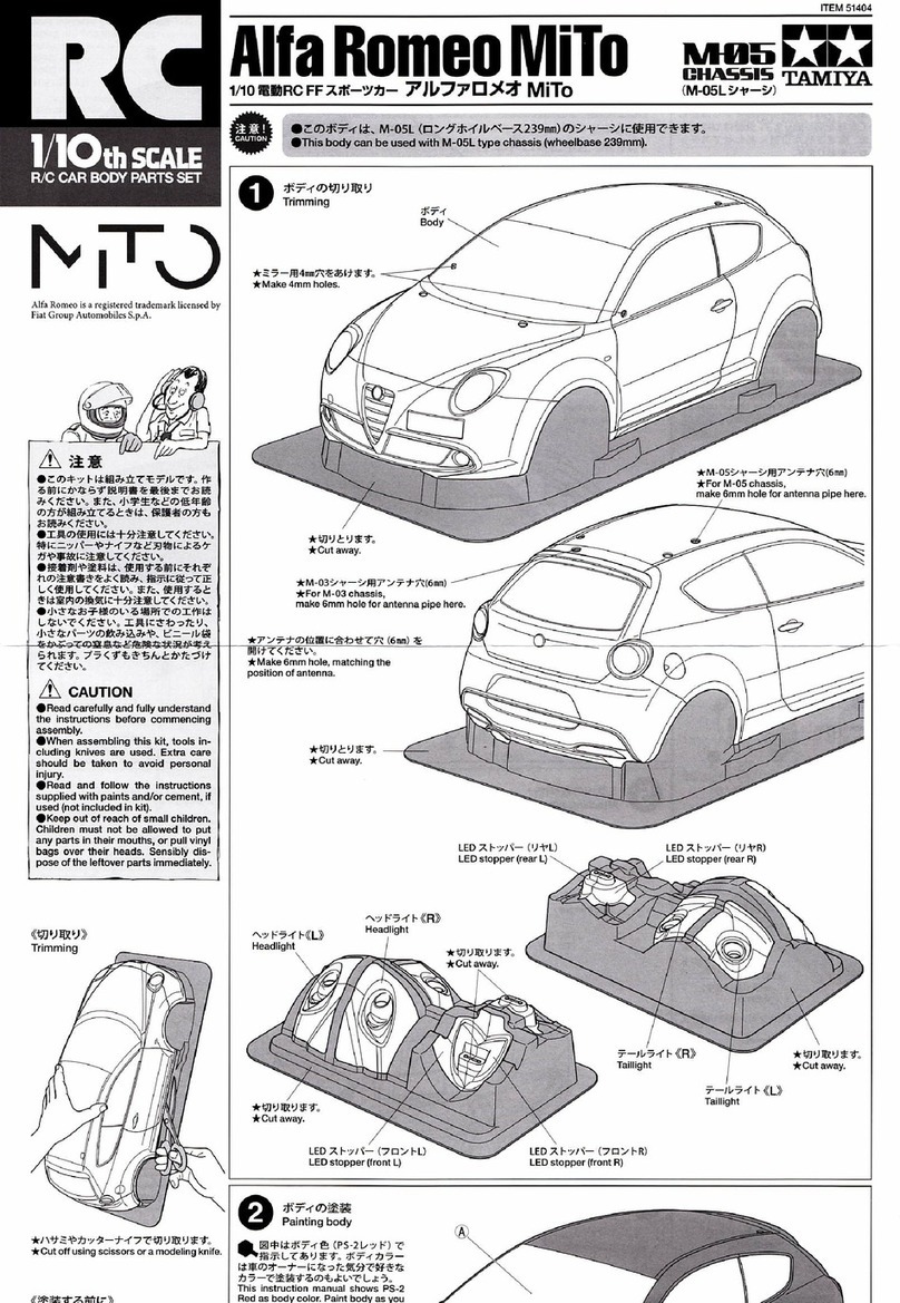 Tamiya M-05 User manual Tamiya M-05 User manual
